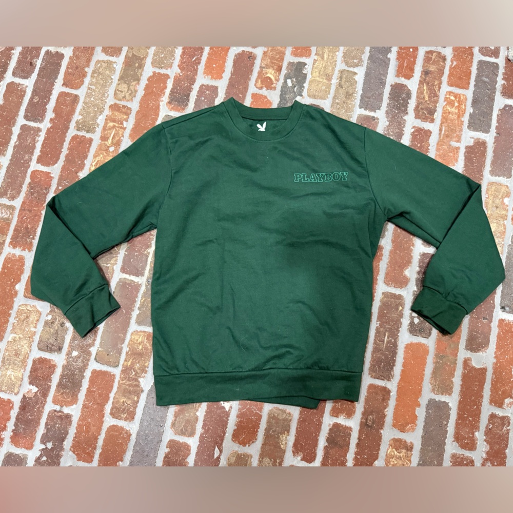 PLAYBOY Forest Green Crewneck